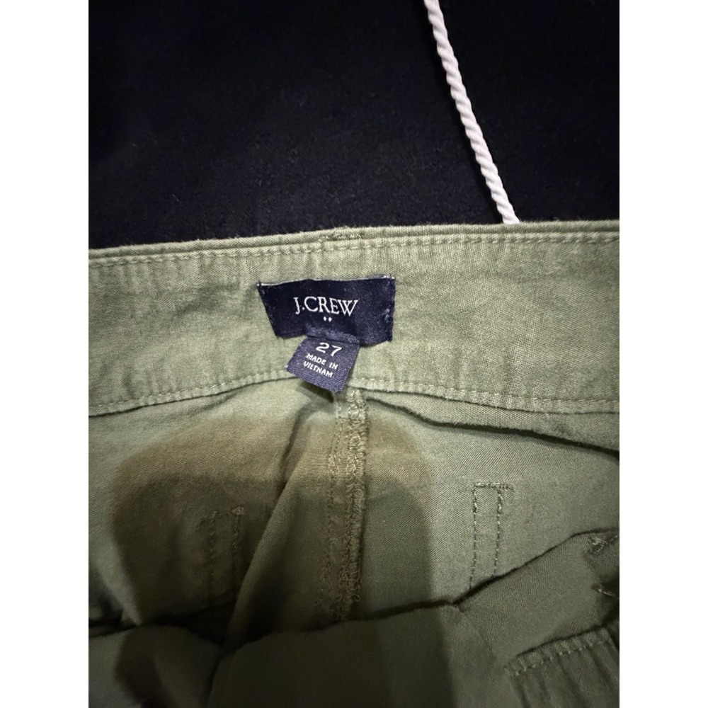 J.Crew Green Lizzie High-rise Patch-Pocket Wide-leg Pant sz 27 Easter Boho Sprin - Picture 4 of 8